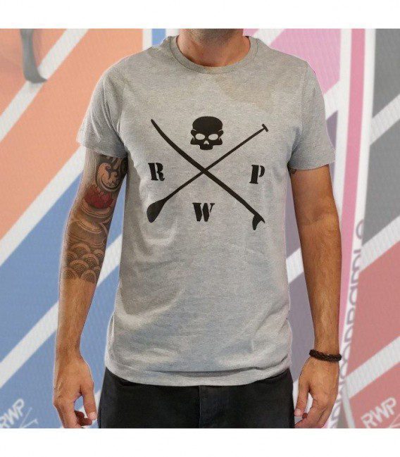 Redwoodpaddle Tee Gris Cross