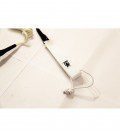 Leash SUP Race Telefono Whitw 8″ Ø 8 Mm